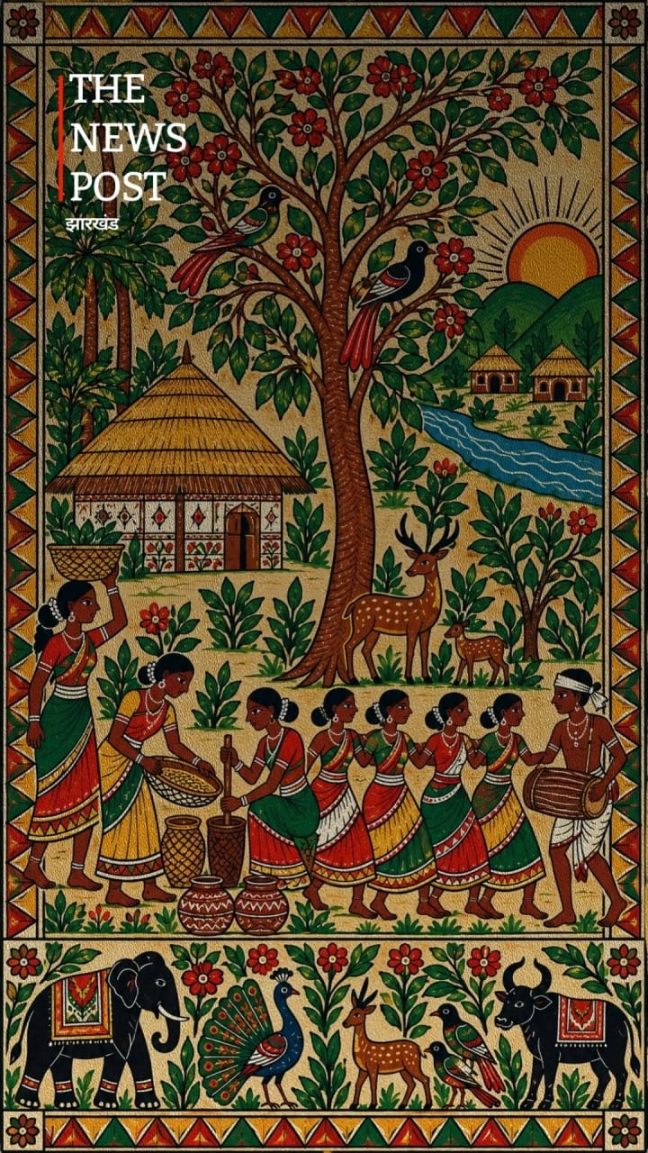 झारखंड की प्राचीन लोककला पैटकर पेंटिंग: रंगों में रची संस्कृति और परंपरा की कहानी