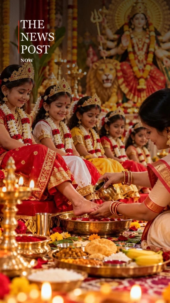 कन्या पूजन 2026: कब है अष्टमी-नवमी? जानें सही तिथि, शुभ मुहूर्त और पूजा विधि